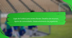 Ligas de Futebol para Jovens Rurais: Desafios de recursos, Apoio da comunidade, Desenvolvimento de jogadores